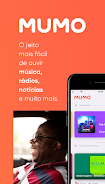 Mumo: música, rádio e notícias Captura de pantalla 0