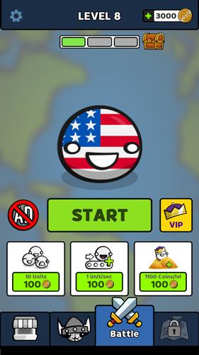 Country Balls: World Clash Capture d'écran 0