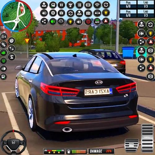 US School Car Game: Car Drive Captura de pantalla 0
