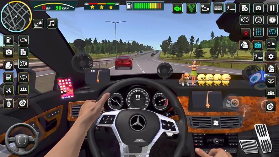 US School Car Game: Car Drive Captura de pantalla 3