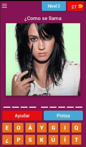 Adivina Cantantes Femeninas Captura de tela 1