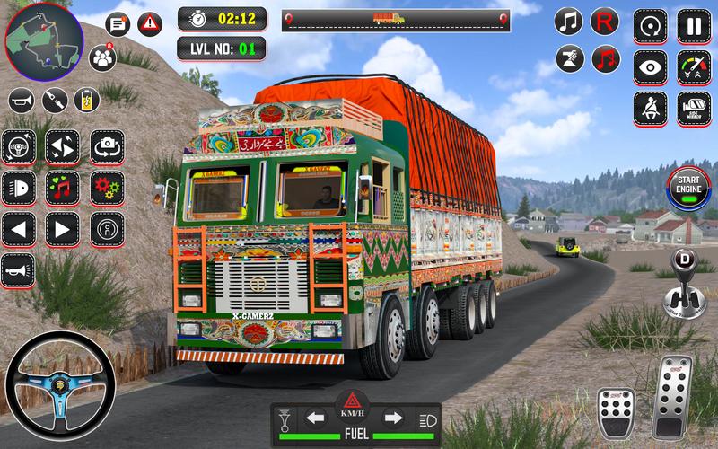Indian Truck Drive Truck Games Ekran Görüntüsü 1