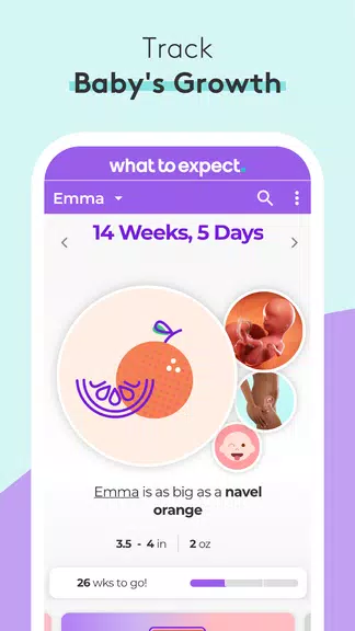 Pregnancy Tracker & Baby App स्क्रीनशॉट 0