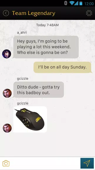 Schermata League Chat 3