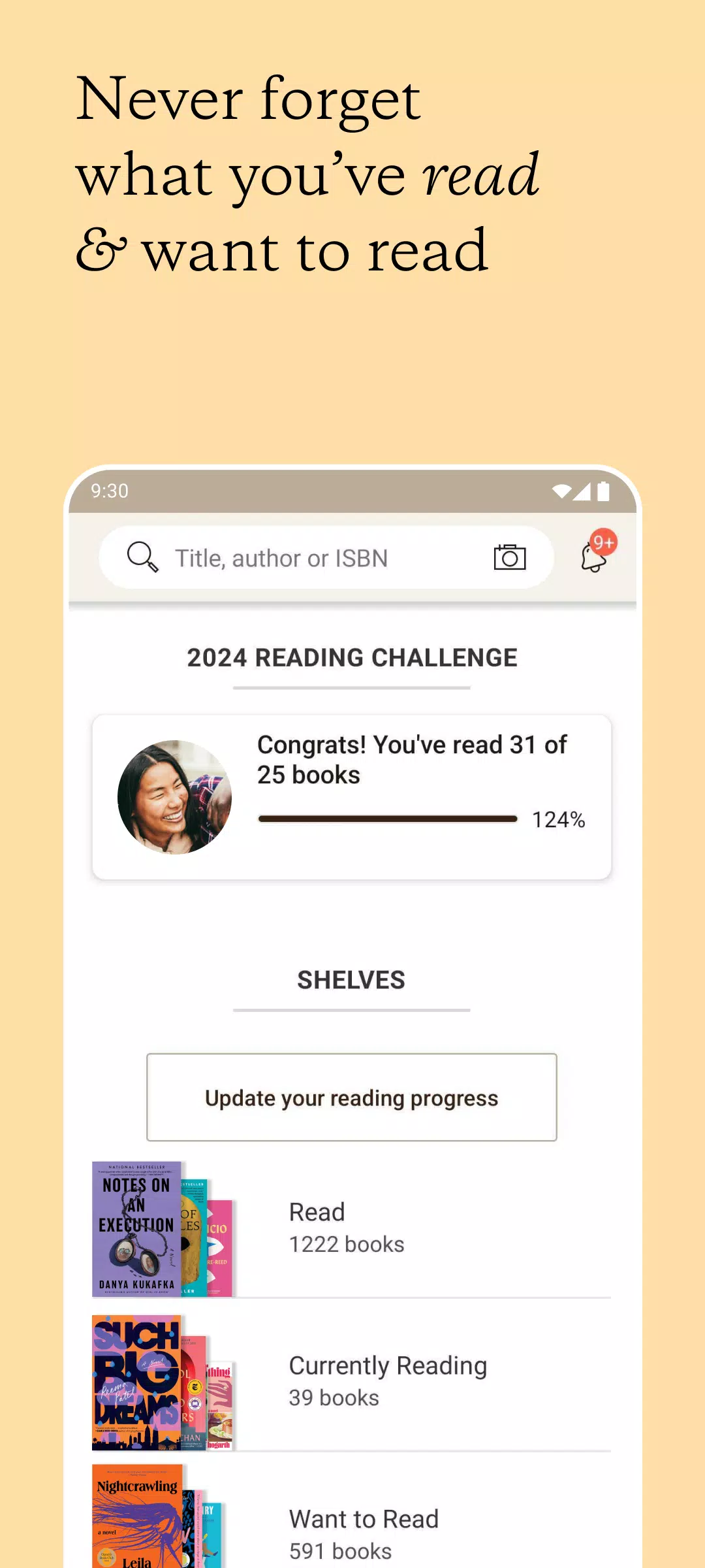 Goodreads应用截图第2张