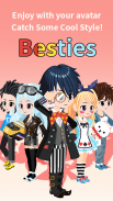 Besties - Make friend & Avatar Schermafbeelding 1