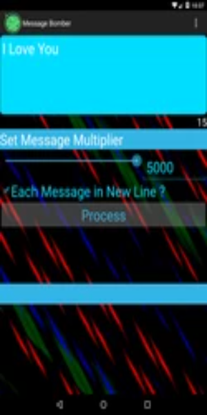 Message Bomber -send 5000+ sms ဖန်သားပြင်ဓာတ်ပုံ 1