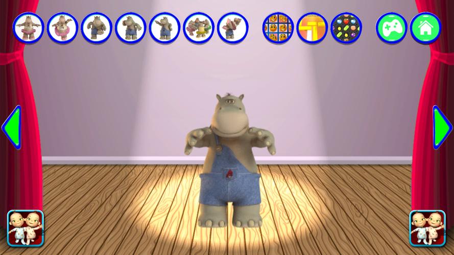 Talking Hippo Rock Captura de pantalla 2