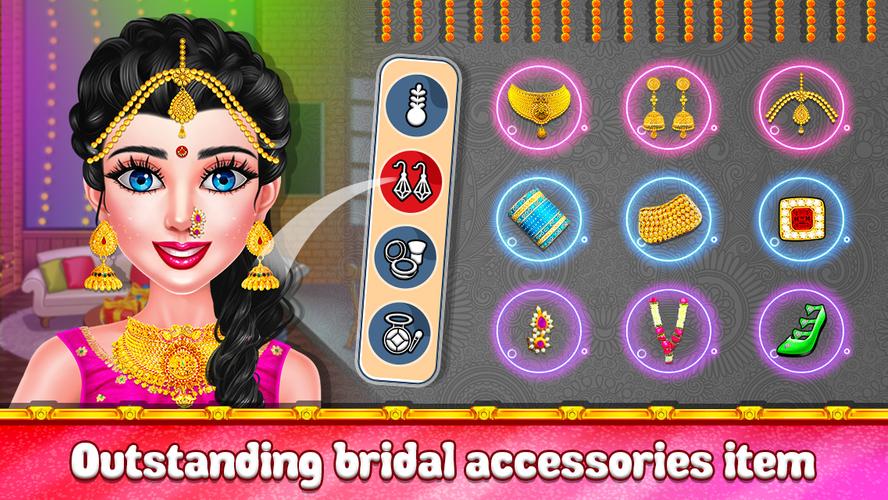 Indian Wedding Makeup Dressup應用截圖第0張