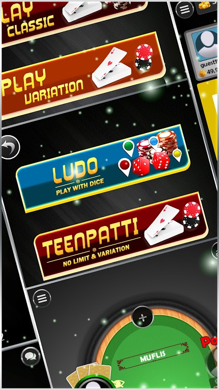 Game Of Clubs Teen Patti (3 Card Poker) and Ludo Скриншот 1