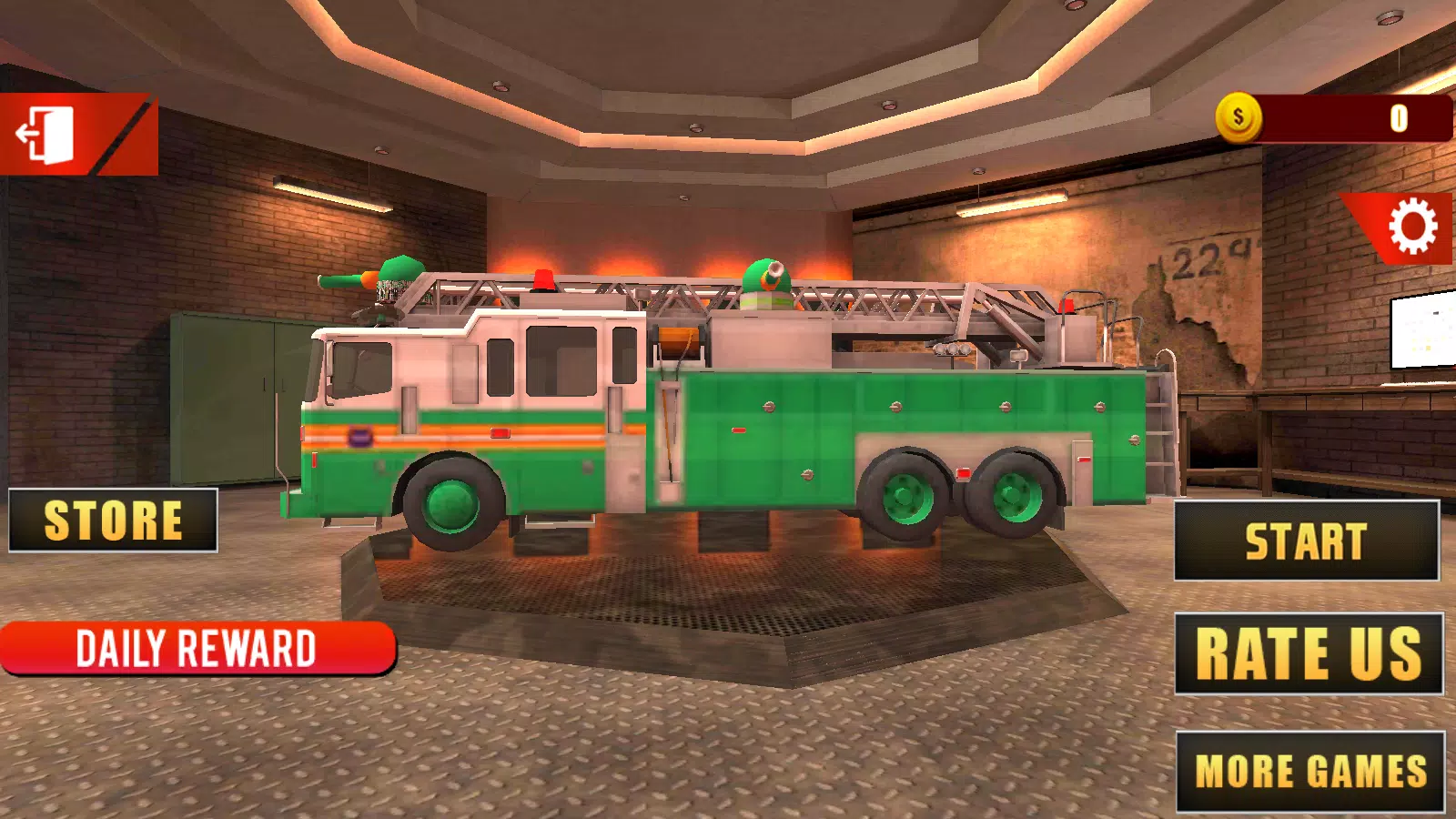 Fire Truck Simulator Rescue ဖန်သားပြင်ဓာတ်ပုံ 3