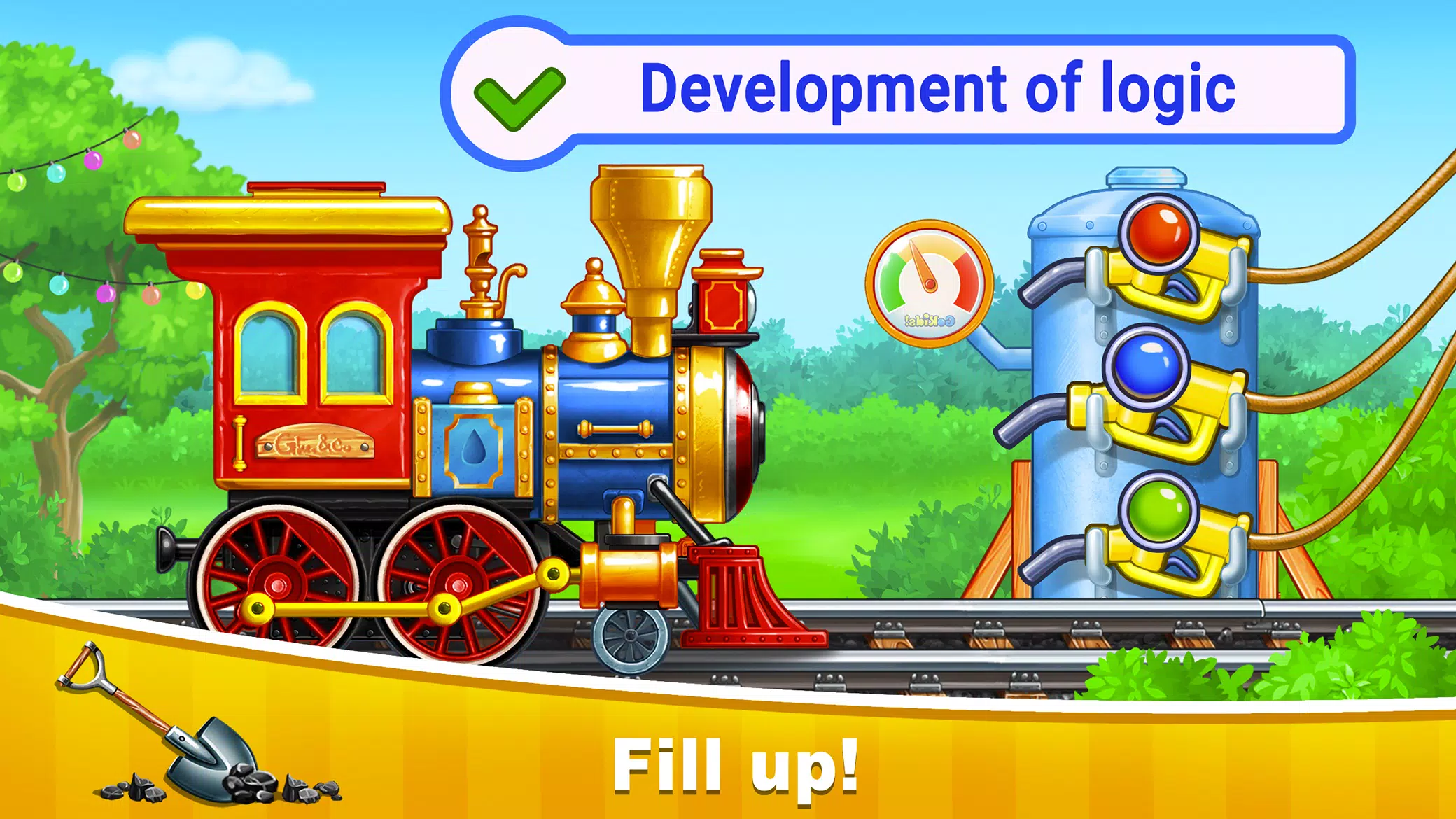 Train Games for Kids: station ภาพหน้าจอ 1