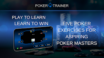 Poker Trainer - Learn poker ภาพหน้าจอ 1