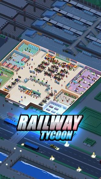 Railway Tycoon - Idle Game Mod স্ক্রিনশট 0