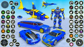 US Shark Robot Transform Games スクリーンショット 0