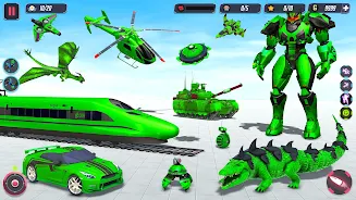 Animal Crocodile Robot Games Ekran Görüntüsü 0