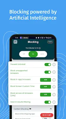 BlockerX: Porn Blocker/ NotFap Schermafbeelding 1