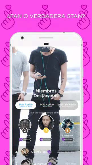 Schermata K-Pop Amino en Español 3