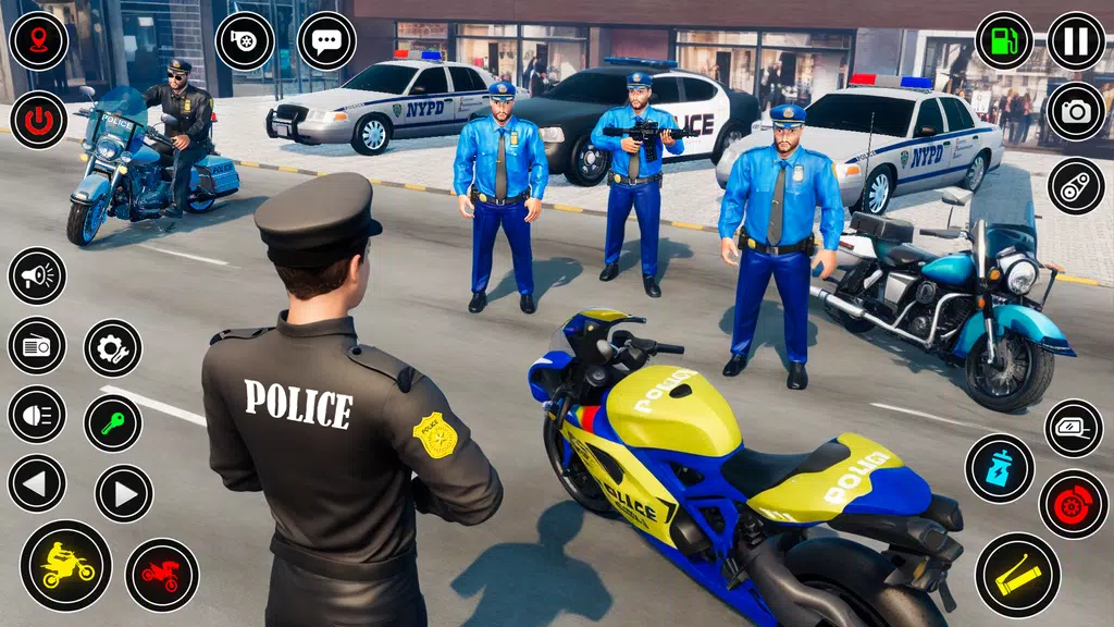 Police bike Stunt Bike Racing Screenshot 2