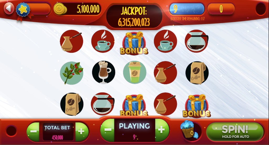 Coffee-Slot Machine Games Ekran Görüntüsü 1