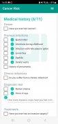 Cancer Risk Calculator 스크린샷 2