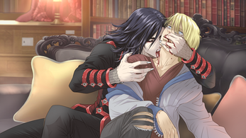 Vampire Slave: A Yaoi Visual Novel Скриншот 1