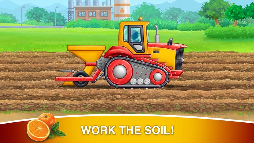 Farm kids games my Farming car Скриншот 1