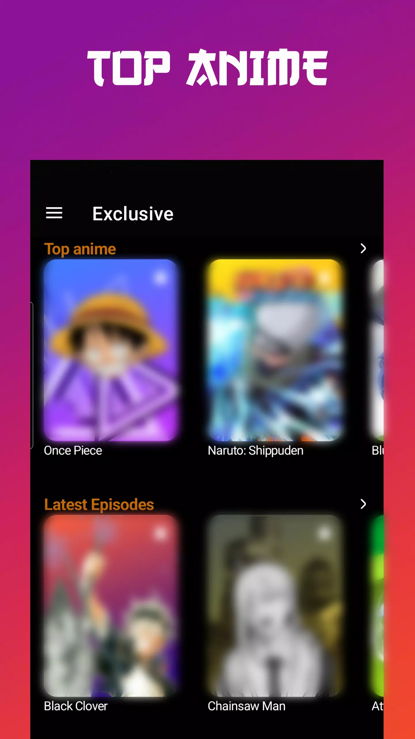 Anime tv - Anime Watching App Скриншот 0
