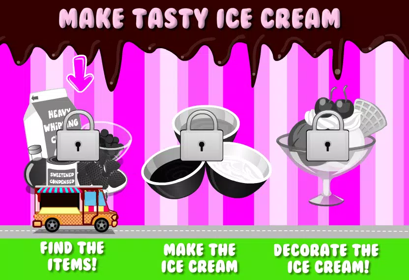 game cooking chocolate cream Screenshot 0