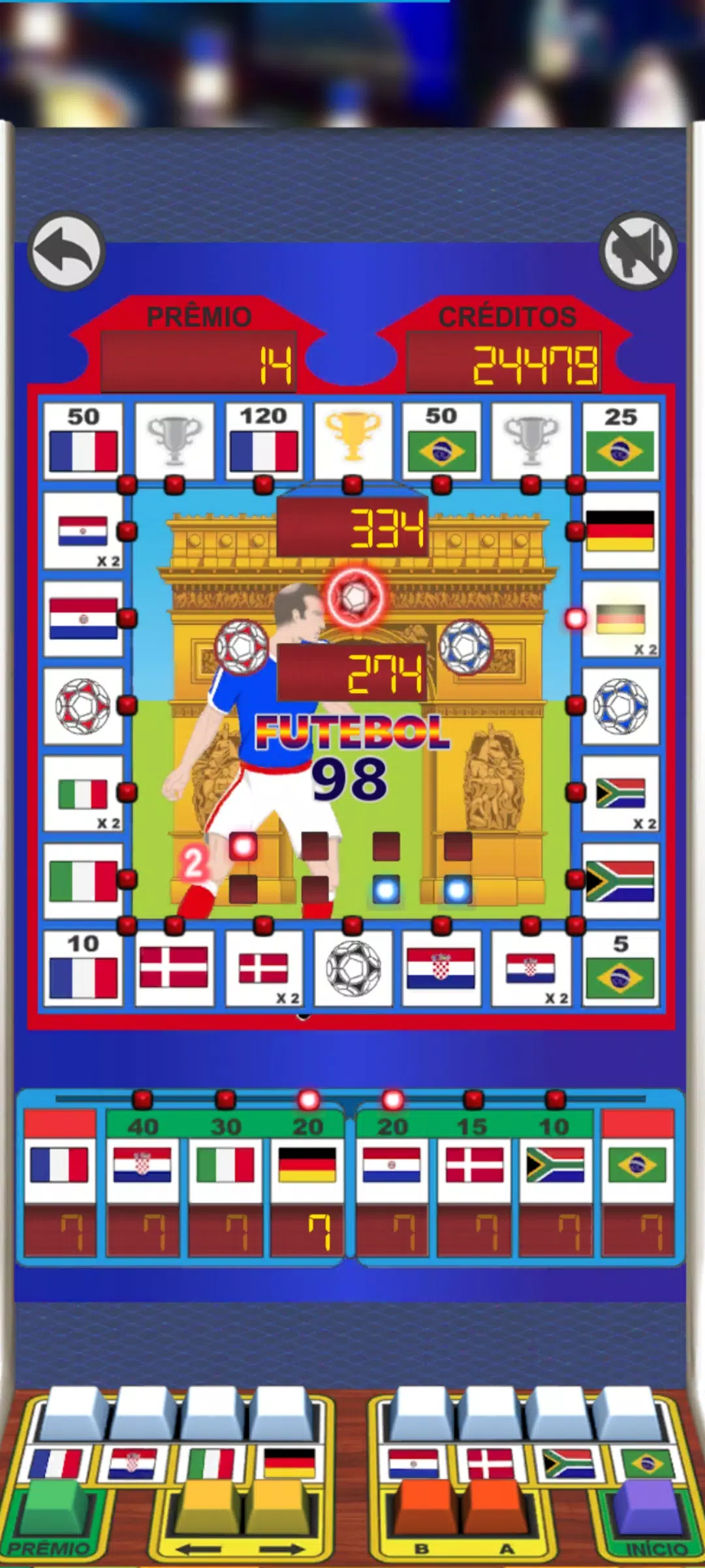 Football 98 Slot Machine Tangkapan skrin 1