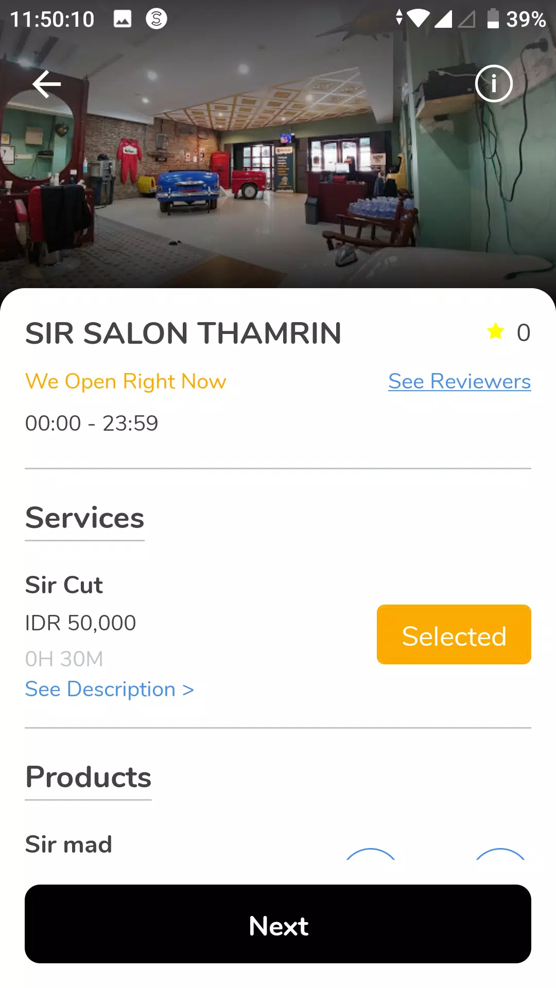 Sir Salon Screenshot 1