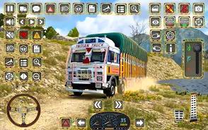 Indian Truck Offroad Cargo 3D Screenshot 1