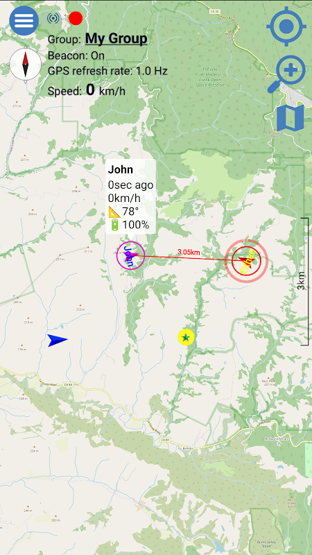 Enduro Tracker - GPS tracker स्क्रीनशॉट 1