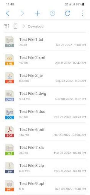 SD Card Manager For Android Zrzut ekranu 1