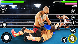 Real Fighting Wrestling Games Captura de tela 0