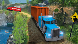 Euro Cargo Truck Driver Sim 3D Captura de pantalla 2