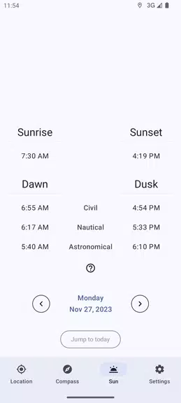 Positional GPS, Compass, Solar ဖန်သားပြင်ဓာတ်ပုံ 2