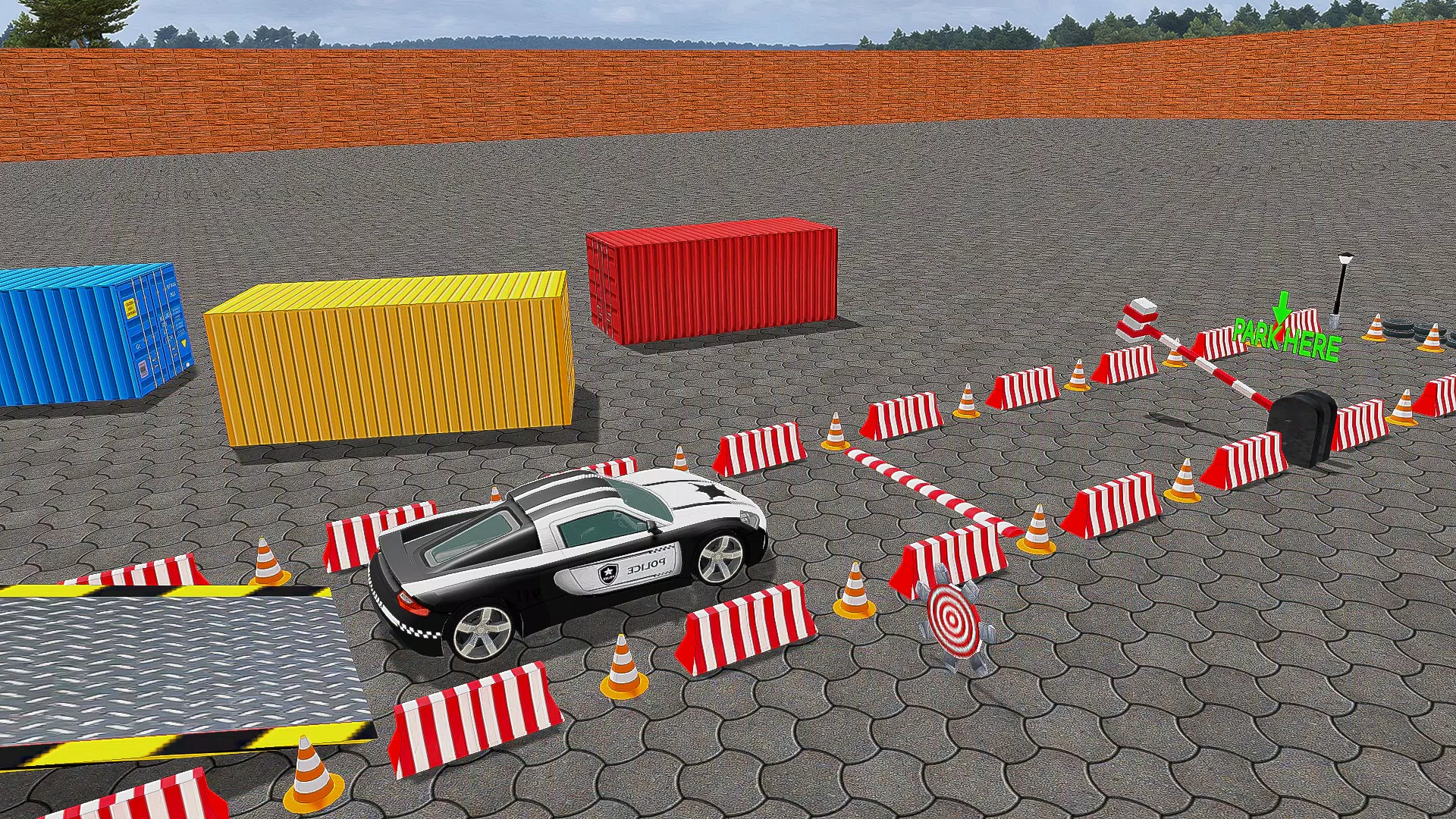 Schermata Police Car Parking Car Game 3D 2