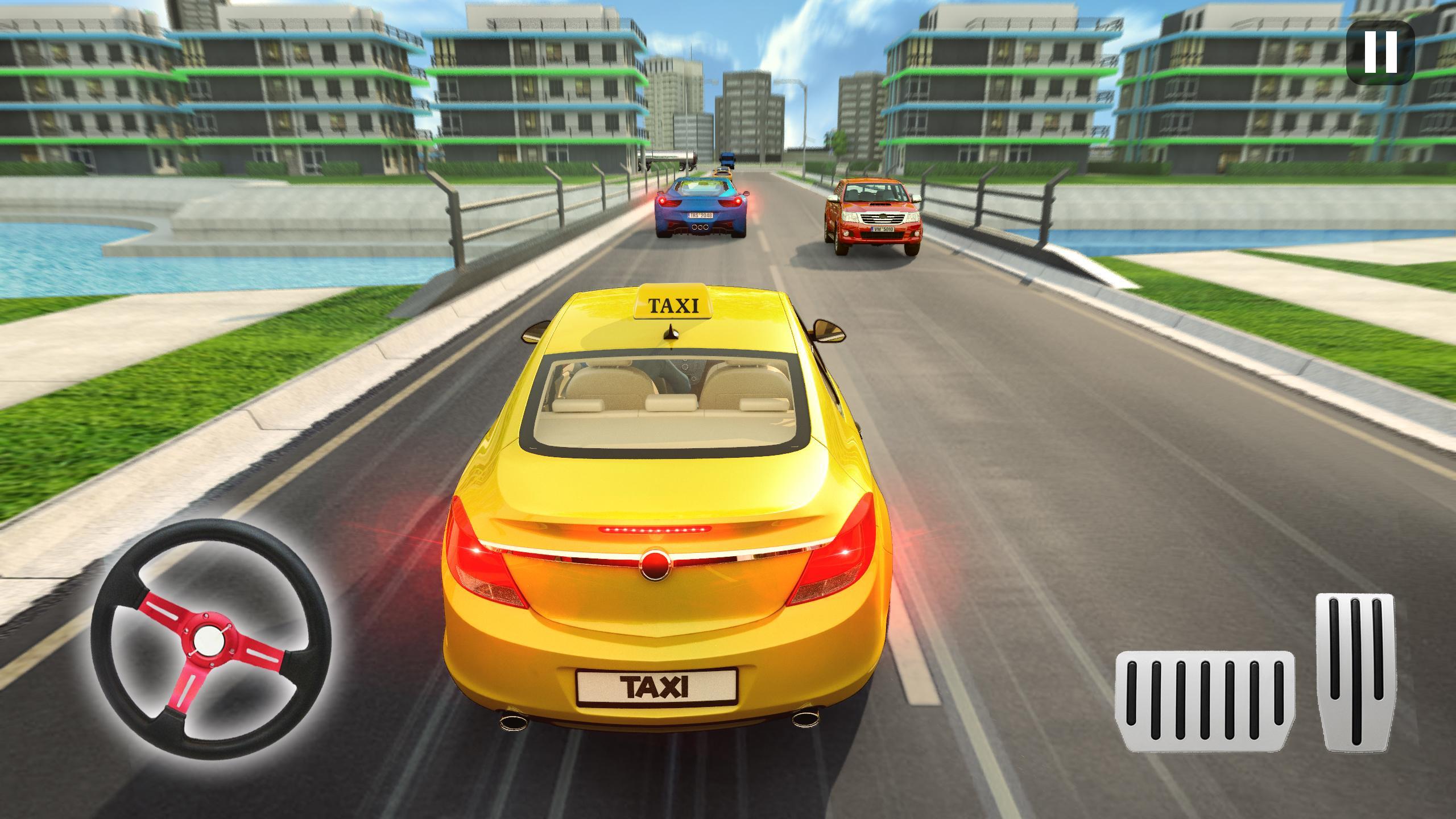 US City Taxi Games - Car Games ဖန်သားပြင်ဓာတ်ပုံ 2