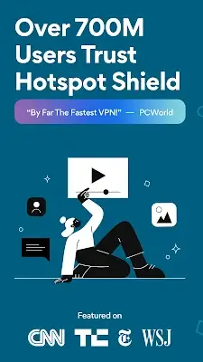 HotspotShield VPN & Wifi Proxy স্ক্রিনশট 0