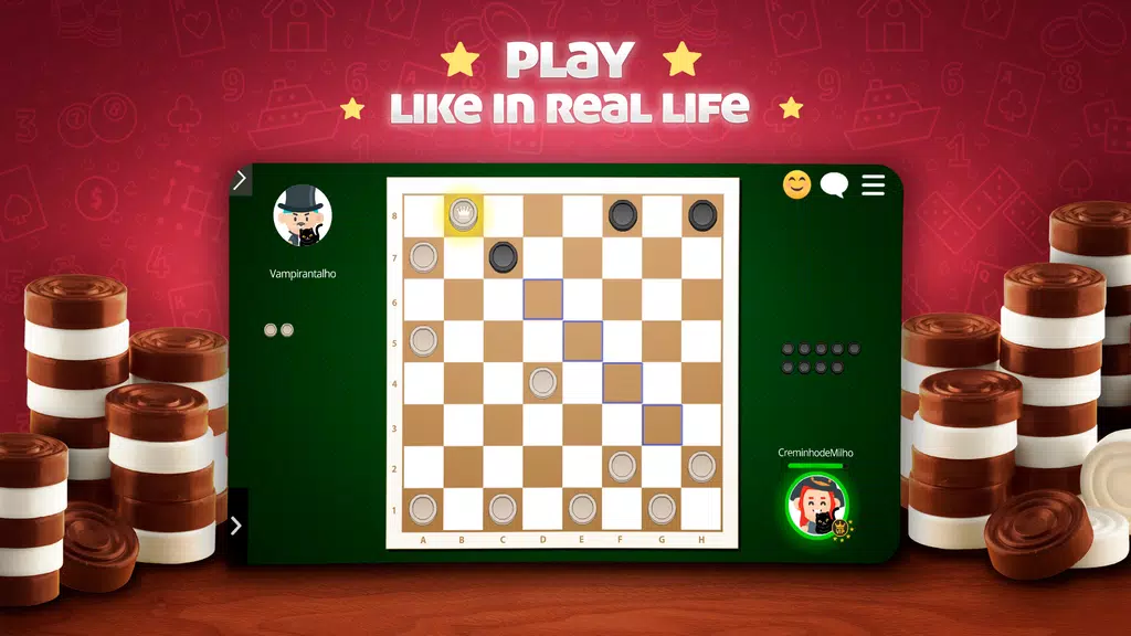 Checkers Online: board game ဖန်သားပြင်ဓာတ်ပုံ 1