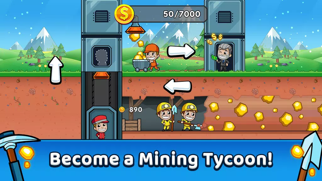 Schermata Idle Miner Tycoon: Gold & Cash 0