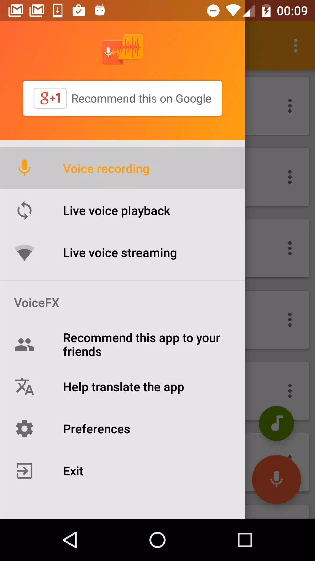 VoiceFX Screenshot 1