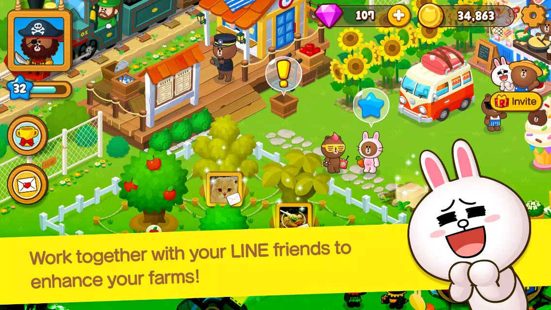 LINE BROWN FARM Screenshot 1