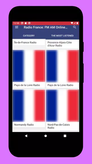 Schermata Radios France: Radio France FM 2