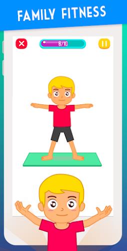 Exercise for Kids at home Ảnh chụp màn hình 3