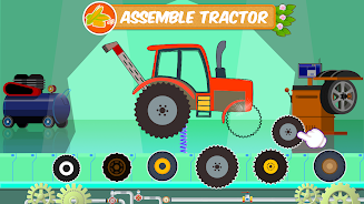 Farm Tractors Dinosaurs Games ภาพหน้าจอ 2