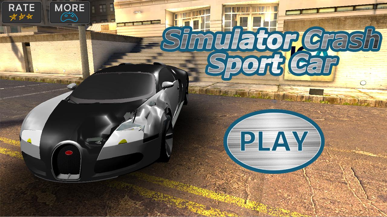 Simulator Crush Sport Car Schermafbeelding 1