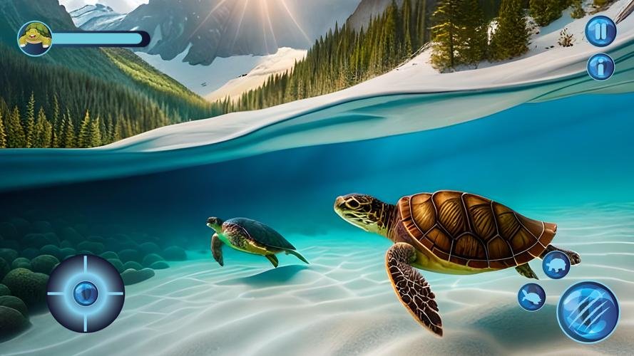 Ocean turtle tortoise Sea Game Captura de tela 0