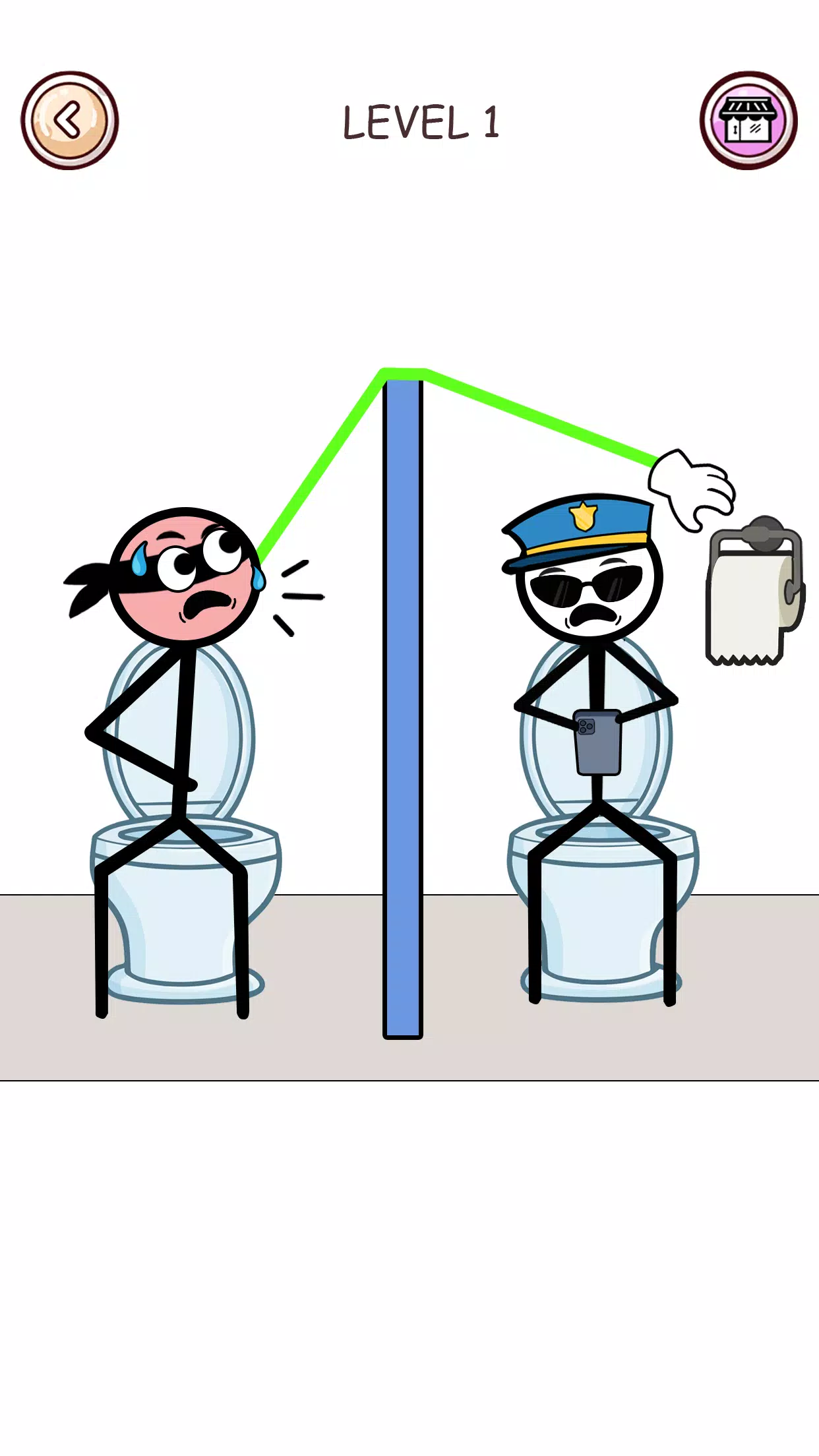 Stick Robber: Brain Puzzle Captura de tela 3